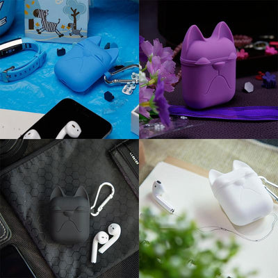 Cat-Ear Silicone AirPod Case