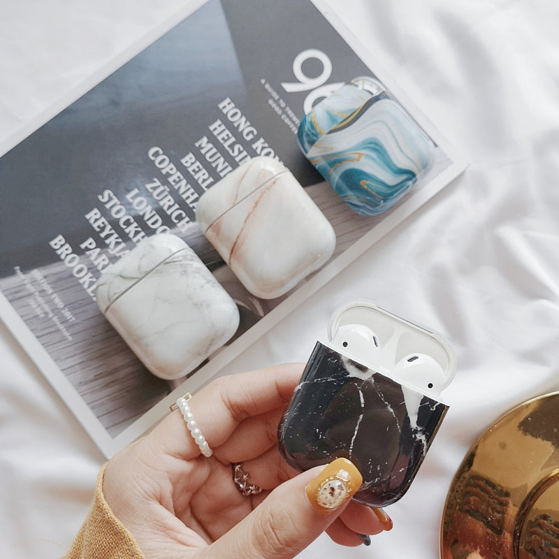 Custom Marble AirPod Cases